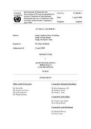Legea 554/2004, legea contenciosului administrativ. Prosecutor V Ramush Haradinaj Idriz Balaj And Lahi Brahimaj Icty