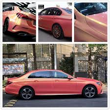 Glossy dark red porsche cayman. Sunice High Glossy Color Changed Wrap Vinyl Coral Orange Pink Car Wrapping Paper Satin Black Wrapping Film Bubble Free Aliexpress