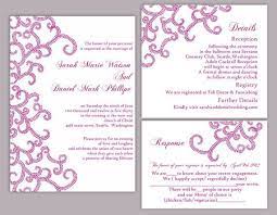 Diy Bollywood Wedding Invitation Template Set Editable Word File Download Purple Egg Wedding Invitations Wedding Invitation Templates Hindu Wedding Invitations