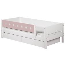 Kauf auf rechnung schnelle lieferung kostenloser rückversand. White Einzelbett 90x200 Schube Sich Rosa Pfosten Weiss 617