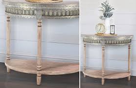 Decor Steals Half Moon Console Table Console Table Farmhouse Console Table