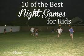 Summer Outdoor Night Games For Kids And Teens Outdoor Party Games Sleepover Games Kids Party Games