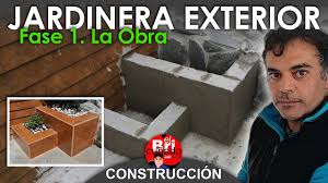 Bloques de diseñador jardineras pensada para los diseñadores del arte floral. Como Hacer Una Jardinera Exterior De Obra Youtube