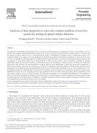 Even black sooting on spark plugs indicates late ignition. Pdf Analysis Of Dust Properties To Solve The Complex Problem Of Non Fire Sensitivity Testing Of Optical Smoke Detectors