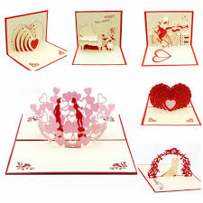 Next, pick a piece of thick cardstock that is slightly larger than the template, tape them together, and fold them in half along the dotted line of the template. Wedding Invitation Cards 3d Pop Up Greeting Card Handmade Engagement Valentines Day Gift Card Buy At The Price Of 0 83 In Aliexpress Com Imall Com