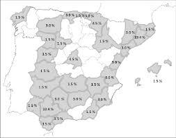 Metropolitan cities in terms of population size: Map Of Spain Highlighting The Provinces Of The 15 Autonomous Download Scientific Diagram