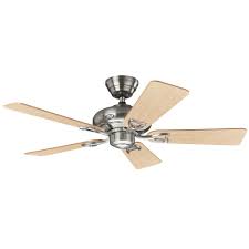 Fantasia gemini 42 inch pull cord pewter ceiling fan with gloss black blades and venice light at uk electrical supplies. Ceiling Fan Seville Ii 112cm 44 Brushed Chrome Home Commercial Heaters Ventilation Ceiling Fans Uk