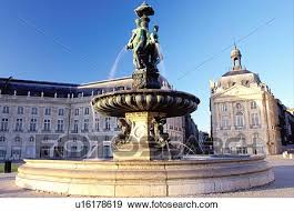 In 1998, unesco designated the routes of santiago de compostela in france as a world heritage site, including the. Bordeaux Frankreich Aquitaine Gironde Europa Brunnen An Ort De La Bourse Stadt Von Bordeaux Beruhmt Wein Region Stock Foto U16178619 Fotosearch