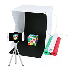 2 Portable Photo Studio Mini Folding Table Top Led Light Box And Photography Lighting Tent With 4 Backdrops Kit 9 5 X 9 5 X 8 7 In Tabletop Shooting From Consumer Electronics Lighted Color Trends