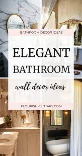 Rearranging your bathroom wall decor will bring refreshment to the complete interior of your house. Bathroom Wall Decor Ideas Bath Laundry Wall Decor 2021 Bathroom Wall Decor Elegant Bathroom Bathroom Wall