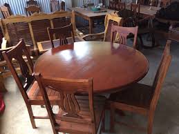 My One Piece Top Narra Round Table 5 6 Seater Vintage Table Restored Legs Sol Round Dining Room Sets Brown Dining Table Vintage Kitchen Table