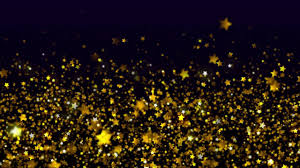 Image of one digital fractal on black color. Gold Star Loop On Black Background Youtube