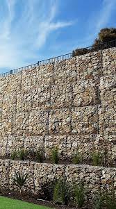Prospect Contractors Adelaide Installers Of Wire Mesh And Rockweld Gabion Products Gabion Retaining Wal Gabion Wall Landscape Features Gabion Retaining Wall
