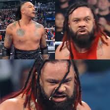 Damian Priest & LA Knight defeat Jacob Fatu & Tama Tonga in a Tag Team  match Priest gets the pin