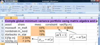 ¡descárgala ahora y úsala para gestionar tus productos! Https Faculty Washington Edu Ezivot Econ424 Efficient 20portfolios 20in 20excel 20using 20the 20solver 20and 20matrix 20algebra Pdf