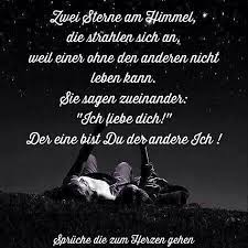 Zwei Sterne Am Himmel Schone Worte Liebes Zitate Wahre Spruche