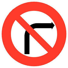 5 panneau rond bordé de rouge interdictions panneau rond bordé de rouge exception ! Panneau De Signalisation B2b Interdiction De Tourner A Droite