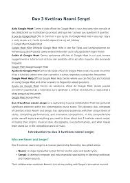 Duo 3 Kvetinas Naomi Sergei