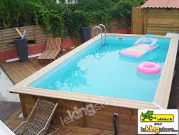 Piscine Bois Ubbink Azura Rectangulaire En Kit 350x200x71cm Avec Epurateur Lekingstore
