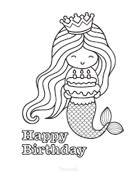 Color pictures, email pictures, and more with these birthday coloring pages. 55 Best Happy Birthday Coloring Pages Free Printable Pdfs