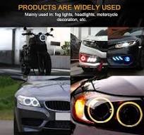Niscarda Angel Eyes Multi-Color RGB LED Halo Rings Lights Dynamic  Sequential Flowing Turn Signal Running Lamp For Headlight - AliExpress 34