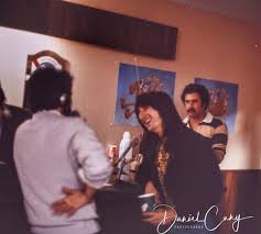 Steve Perry during a backstage...