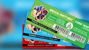 How To Create An Event Ticket Adobe Photoshop Cc Tutorial Youtube
