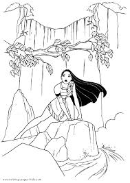 Pocahontas Color Page Disney Coloring Pages Color Plate Coloring Sheet Printable Color Disney Coloring Sheets Princess Coloring Pages Cartoon Coloring Pages