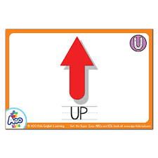 Beneath, placed lower than · undo: Free Alphabet Flashcards For Words That Start With The Letter U Bingobongo