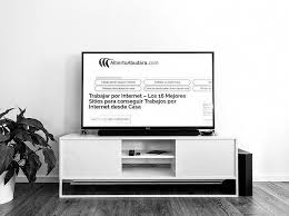 Trabajos A Distancia Por Internet En Peru Ganardinerodesdecasa Flat Screen Lettering Television