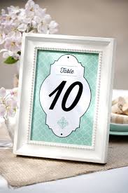 Each table number measures 5 x 7 1/4 folded. 12 Free Printable Table Numbers