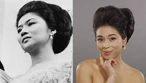 More American Troops Moved Into The Philippines In The 1960s So Women Were Influenced By Cultural Icons Like Jackie Kennedy Filipina Beauty Beauty Asian Hair