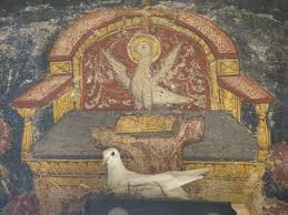 This airy outline of a dove sends a shining. The Holy Spirit As A Dove In Iconography A Reader S Guide To Orthodox Icons