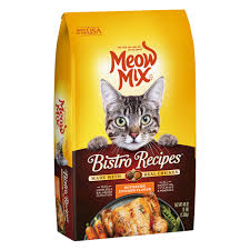 Meow Mix Bistro Recipes Cat Food Chicken Size 3 Lb Kibble All Life Stages Ground Yellow Corn Bistro Food Dry Cat Food Cat Food