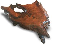 This stylish wood coffee table is available in the three sizes, with your choice of variable heights to fit just about any niche. Amazon Com Live Edge Redwood Burl Coffee Table Handmade Products