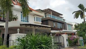The house is located at a new housing development area at sungai buloh with standard lot size of from outside, the house's contemporary design approach is integrated with lush garden at the front. Terrace House Renovation Hock Tat Building Constructor Pte Ltd