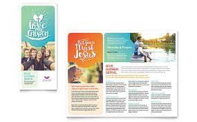 Free templates for microsoft word to create newsletters, labels, resumes and flyers. Church Brochure Template Design