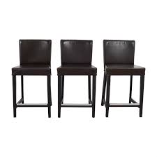 Save on home furniture for all rooms in your home. 46 Off Ikea Ikea Henriksdal Brown Leather Bar Stools Chairs
