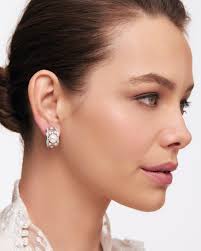 Heather Pearl Hoop Earrings