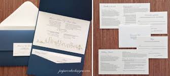 Pocket Folder Wedding Invitations Wedding Invitation Enclosures Bilingual Wedding Invitations