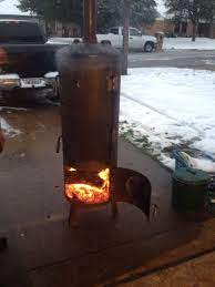Meat Smoker Made From Our Old Hot Water Heater Works Awesome I Can Make You One For 500 Metal Fireplace Diy Smoker Hot Water Heater