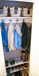 If you want to get stylish, you can. Diy Coat Entryway Closet Makeover Closet Makeover Entryway Closet Coat Closet Makeover