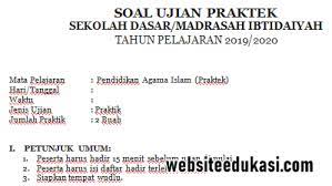 Maybe you would like to learn more about one of these? Soal Ujian Praktik Pai Sd Mi Tahun 2020 Websiteedukasi Com