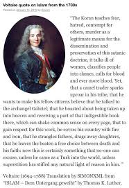 Voltaire Quote From The 1700 S On Islam R Islamiscancer For my part, i read only to please myself and like. voltaire quote from the 1700 s on islam