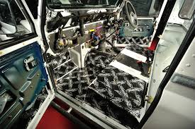 Part Way Installing Sound Deadening Using Dynamat In Preperation For Jl Audio Sound System And Dies Land Rover Defender Interior Land Rover Defender Land Rover