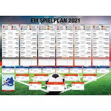 Stand jetzt (26.05.2021) sieht der spielplan zur em 2021 folgende austragungsorte und stadien vor: Em Spielplan 2021 Fussball Xxl Europameisterschaft Deutsch Xxl Poster Jetzt Im Shop Bestellen Close Up Gmbh