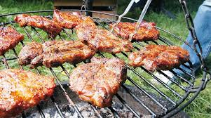 Grilling In Germany That Means Lots Of Tasty Schwenkbraten Traditionally These Marinated Pork Steaks Are Cooked Pork Recipes Man Food Schwenkbraten Recipe