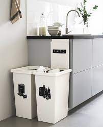 afvalscheiden in de keuken opbergbakken ikea ikea ideeen