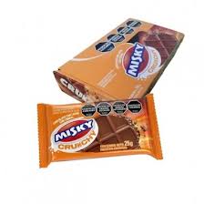 CHOC CELOFAN MISKY CRUNCHY x 25g