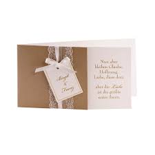 Briefumschläge mit open office beschriften. Einladung Goldene Hochzeit Birgit Kraftpapier Mit Spitze Weddix De